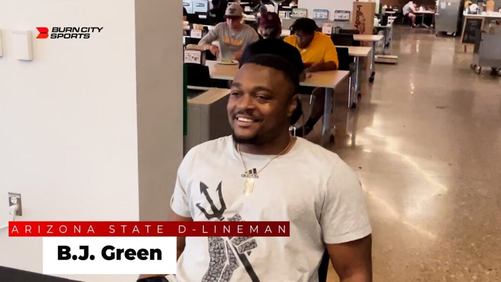 arizona state dl b j green wants to continue to be consistent in fall camp