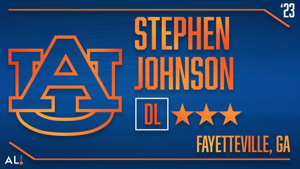 auburn dl signee stephen johnson highlights from whitewater high school