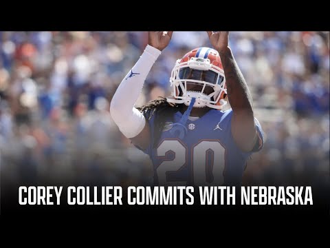 corey collier commits with the nebraska cornhuskers matt rhule adds the former florida gator