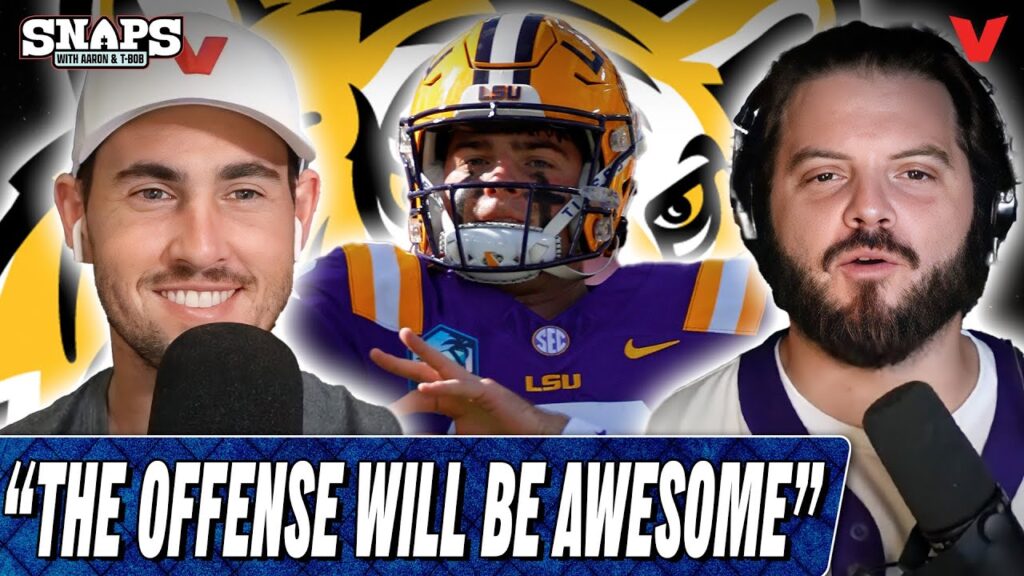 lsu offense will be elite with garrett nussmeier at qb in 2024 snaps college football