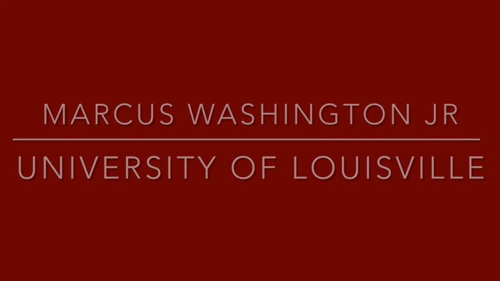 marcus washington jr university of louisville lb