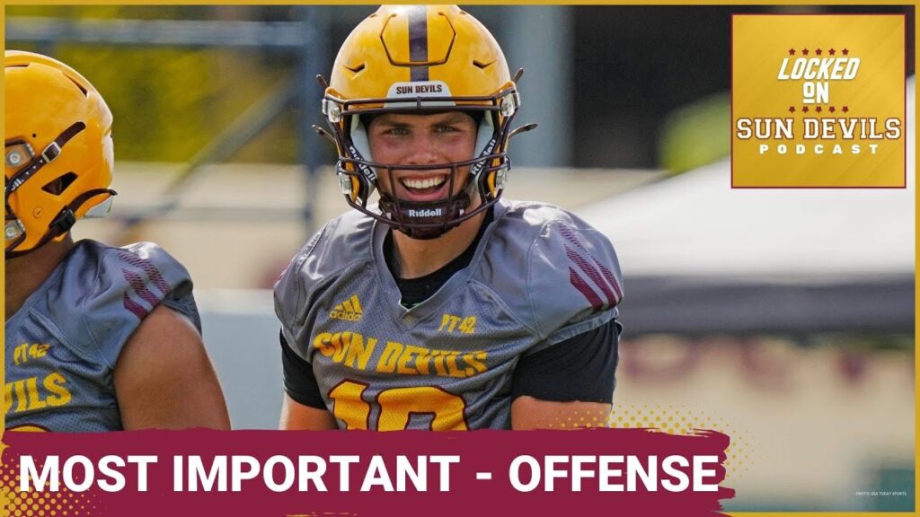 sam leavitt and cameron skattebo among most important offensive players for arizona state sun devils