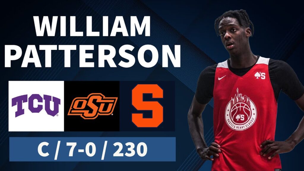 where will big man william patterson commit syracuse at the top of his list