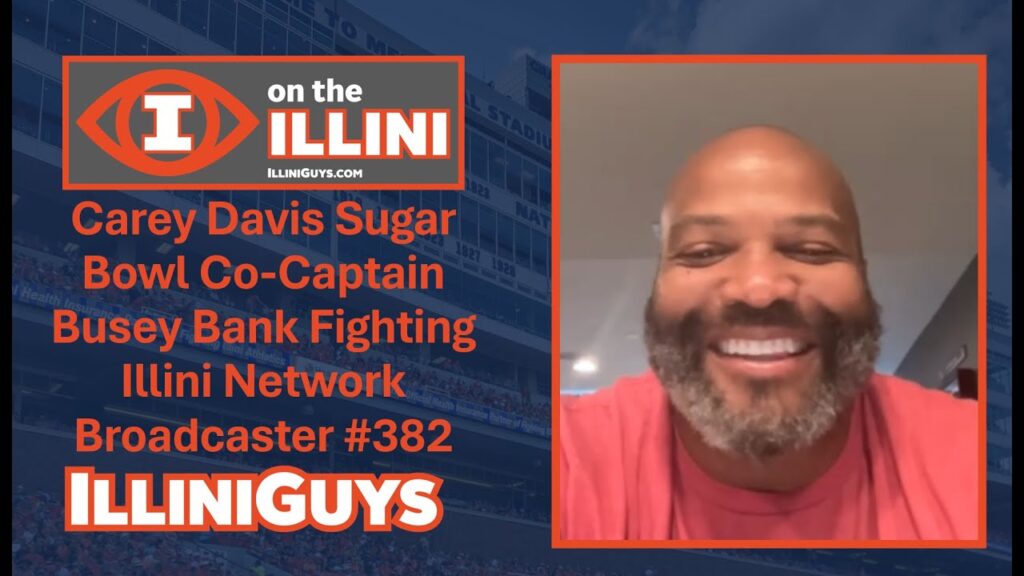 carey davis sugar bowl co captain busey bank fighting illini network espn 101 stl broadcaster 382