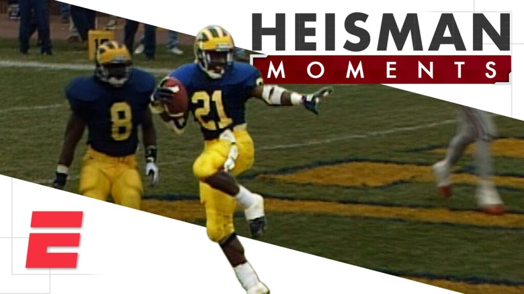 desmond howard hit the heisman pose because no one else had a chance to win heisman moments