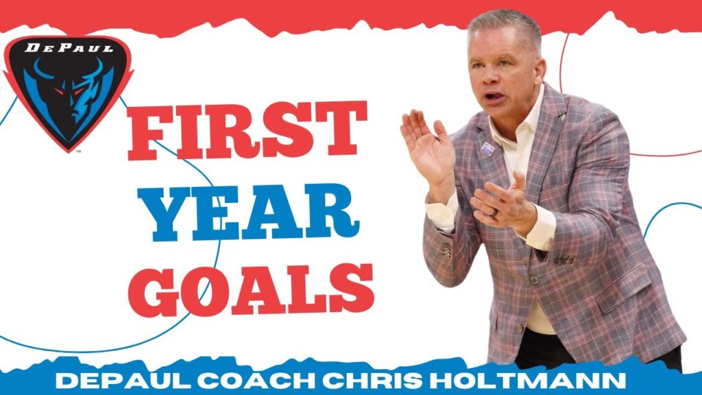 first year expectations depaul mens basketball coach chris holtmann talks to depaul fans