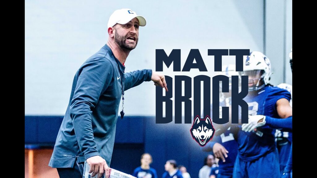 get to know matt brock uconn football defensive coordinator