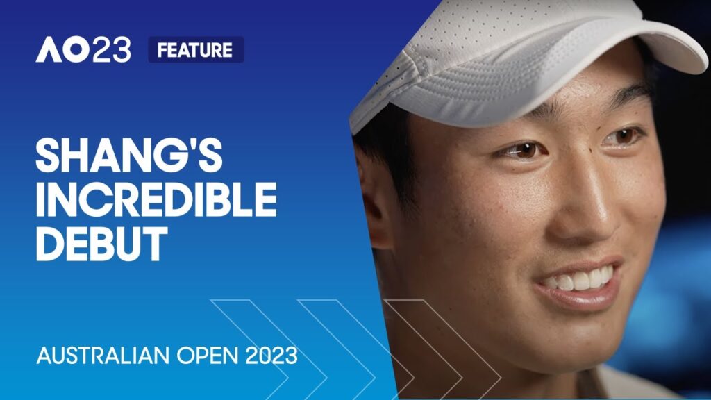 17 year old shang junchengs incredible ao debut australian open 2023