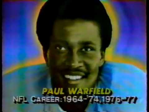 1983 paul warfield hall of fame induction