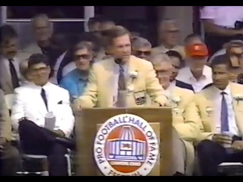 1990 bob griese of the miami dolphins hall of fame induction