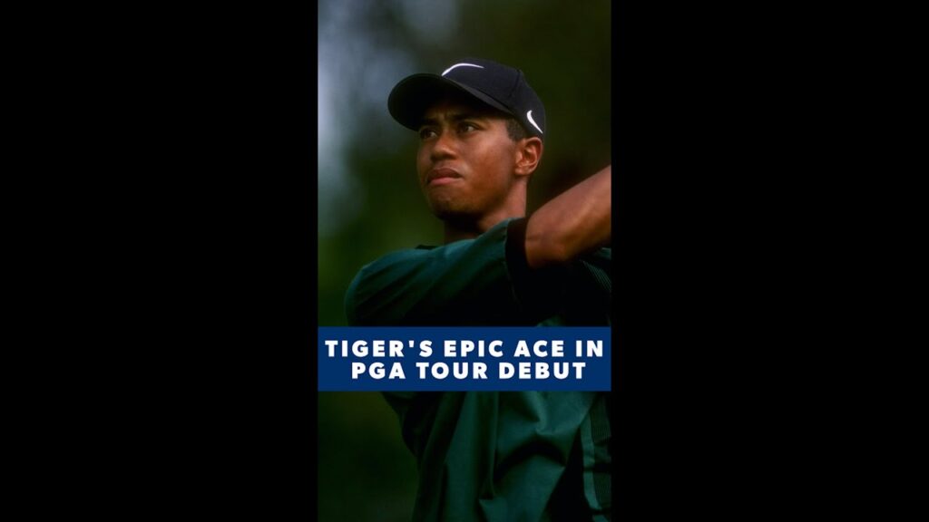 20 year old tiger woods makes ace in pro debut