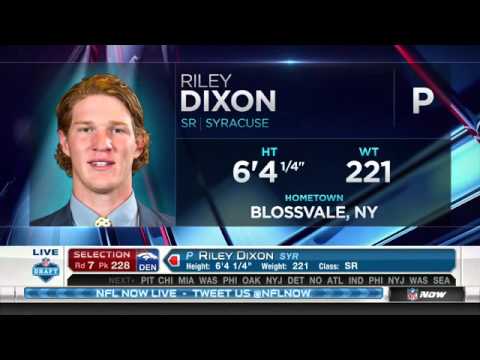 2016 nfl draft rd 7 pk 228 denver broncos select p riley