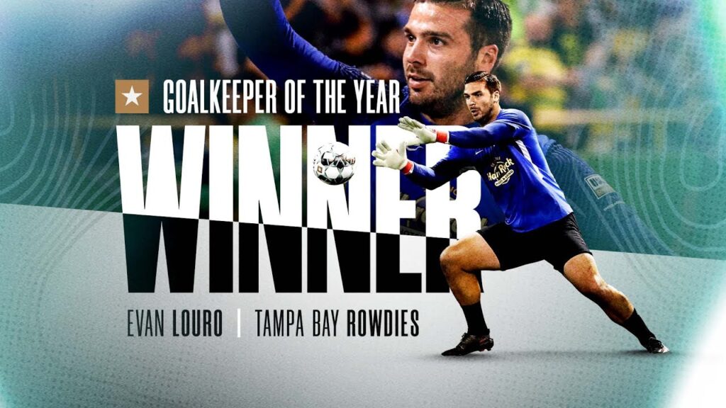 2021 usl championship goalkeeper of the year evan louro