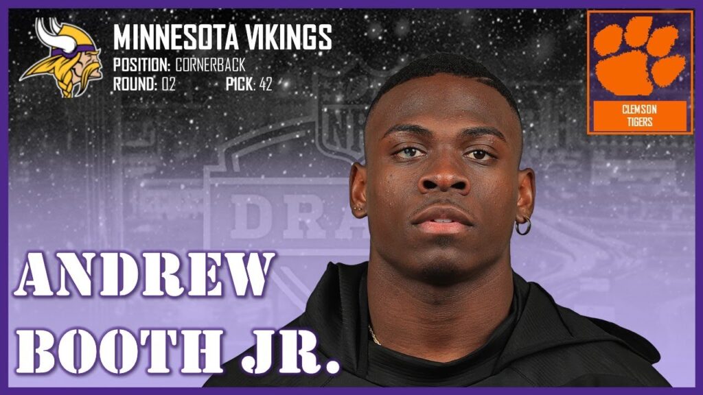 2022 nfl draft andrew booth jr minnesota vikings