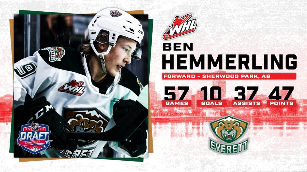 2022 nhl draft highlight reel ben hemmerling