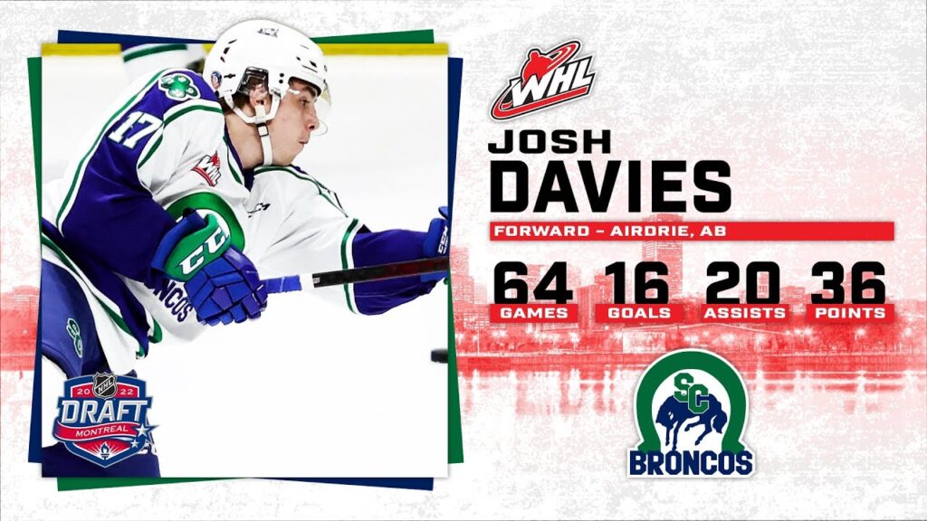 2022 nhl draft highlight reel josh davies