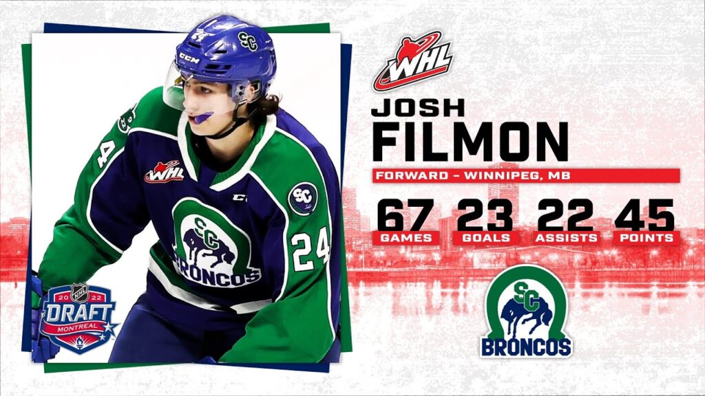 2022 nhl draft highlight reel josh filmon