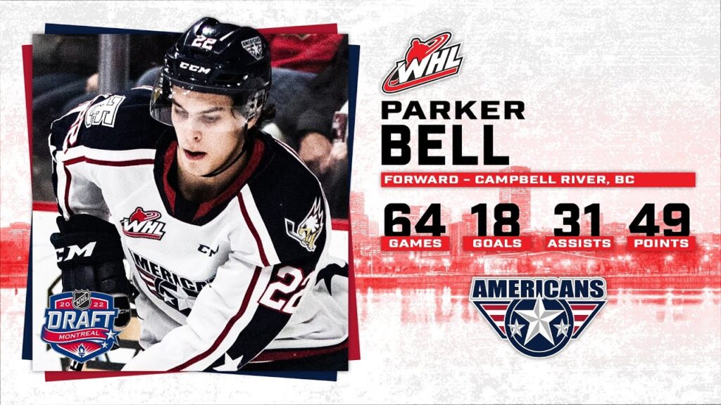 2022 nhl draft highlight reel parker bell