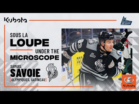 2022 nhl draft under the microscope samuel savoie