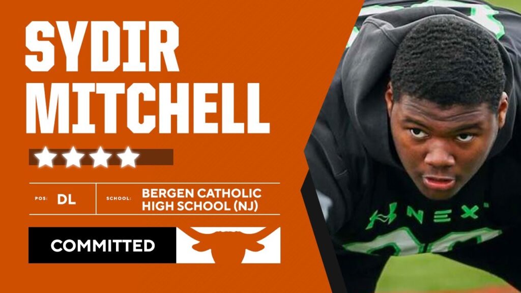 2023 4 star dl sydir mitchell commits to texas reveal analysis cbs sports hq