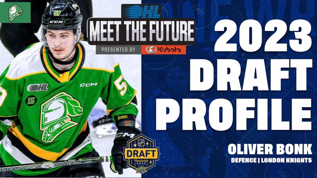 2023 nhl draft spotlight oliver bonk london knights