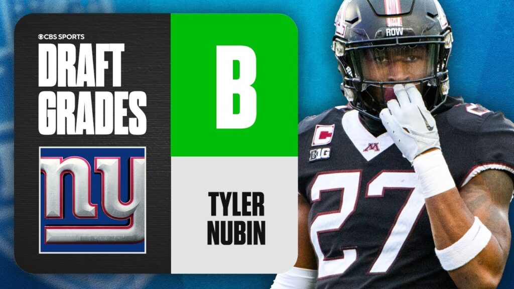 2024 nfl draft grades giants select tyler nubin no 47 overall cbs sports