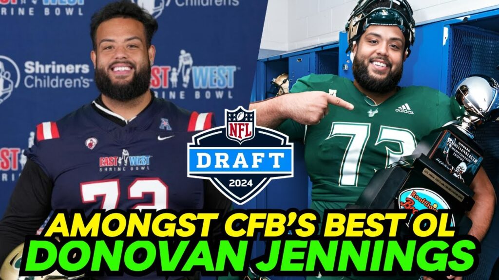 2024 nfl draft prospect donovan jennings most starts in usf history long reign of dominance