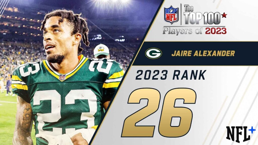 26 jaire alexander cb packers top 100 players of 2023