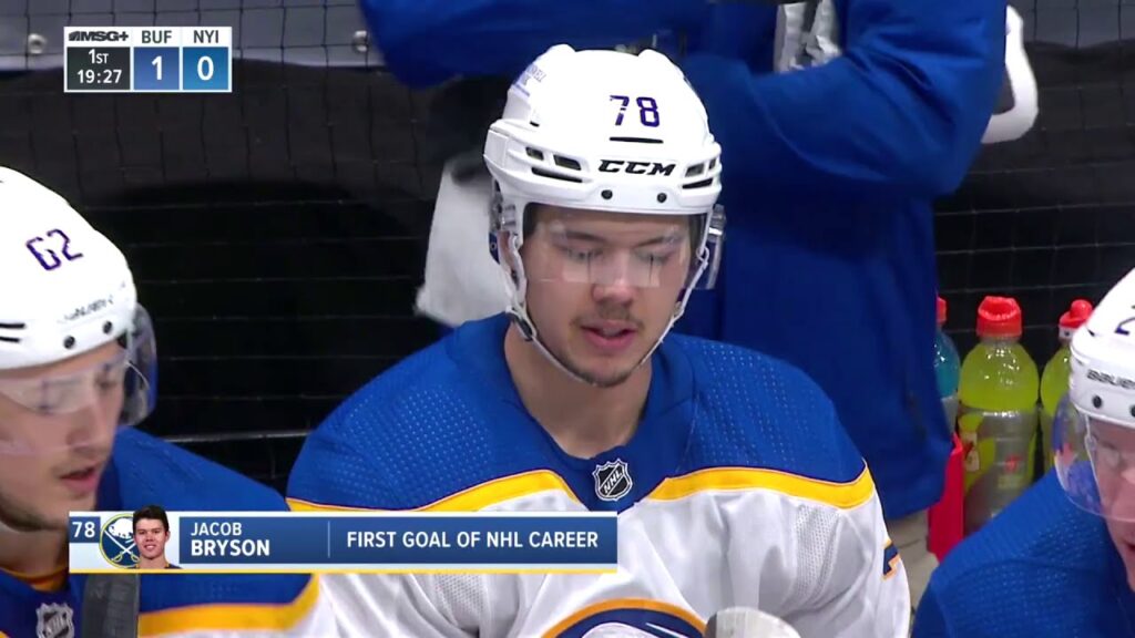 3 6 21 jacob bryson gets his first nhl goal