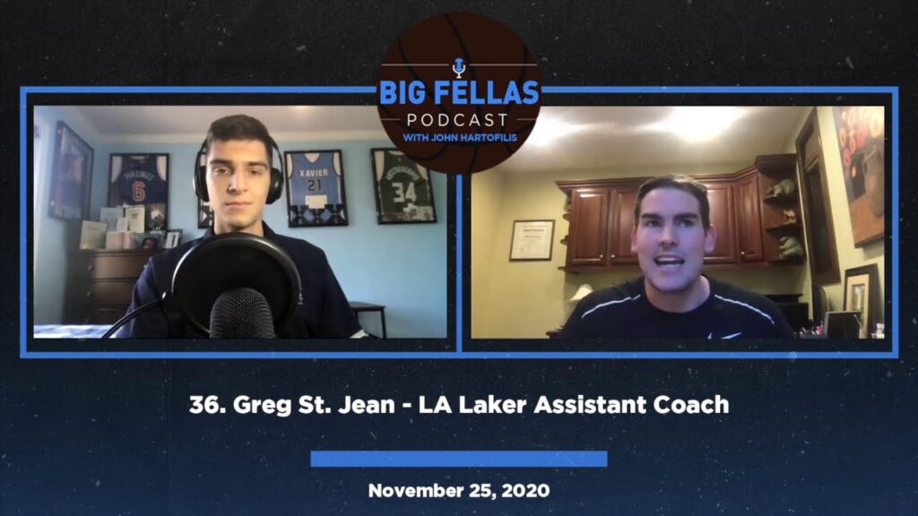 36 greg st jean la lakers assistant coach