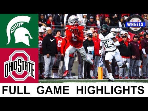 4 ohio state vs 7 michigan state highlights college football week 12 2021 college football