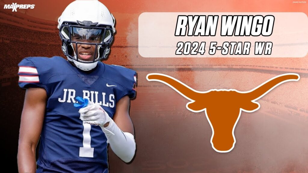 5 star wr ryan wingo is texas bound f09fa498 highlights f09f8f88 f09f94a5