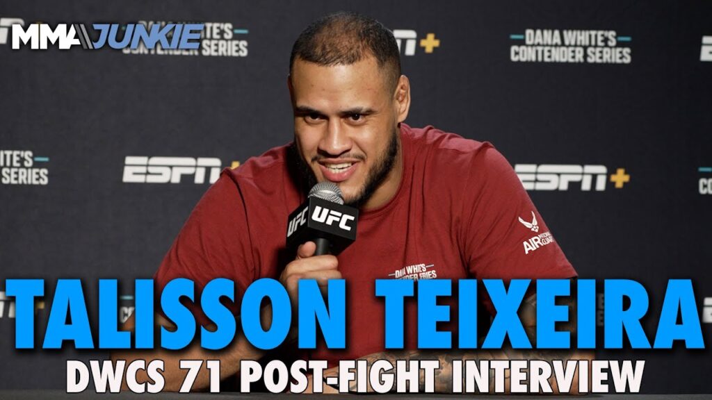 6 foot 7 tallison teixeira plans to make noise in ufc heavyweight division dwcs 72