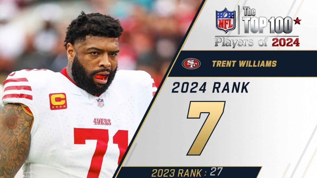 7 trent williams t 49ers top 100 players of 2024