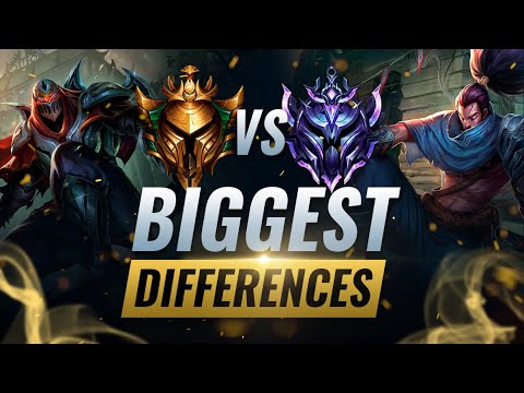 8 biggest differences between gold diamond players league of legends