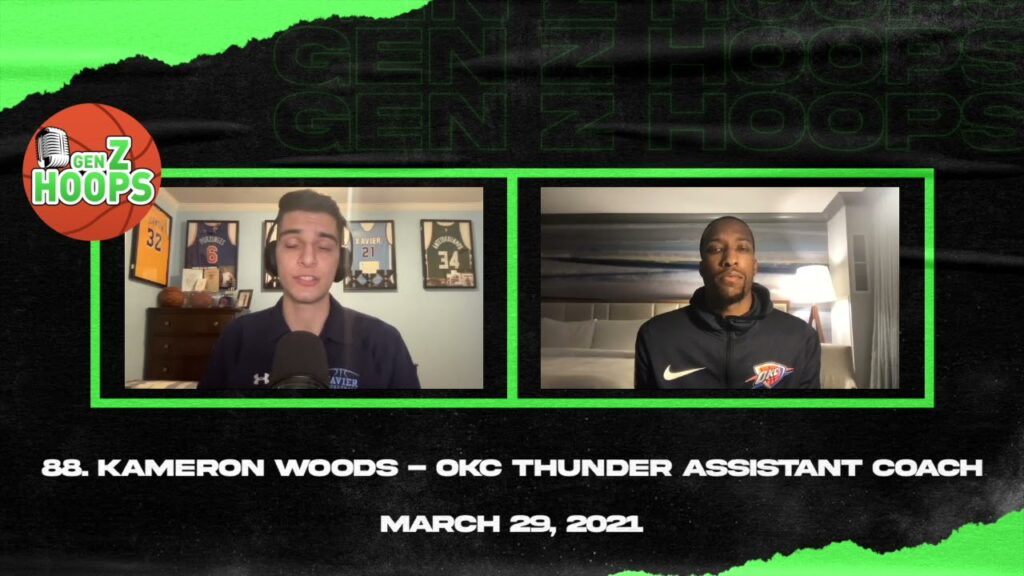 88 kameron woods okc thunder assistant coach