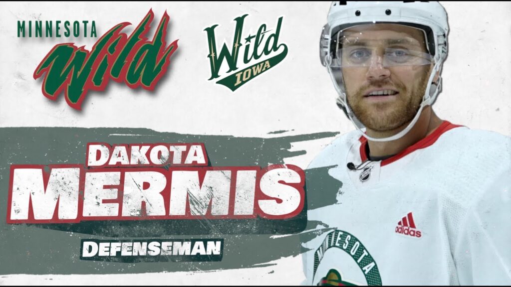 a day in the life minnesota iowa wild hockey defenseman dakota mermis