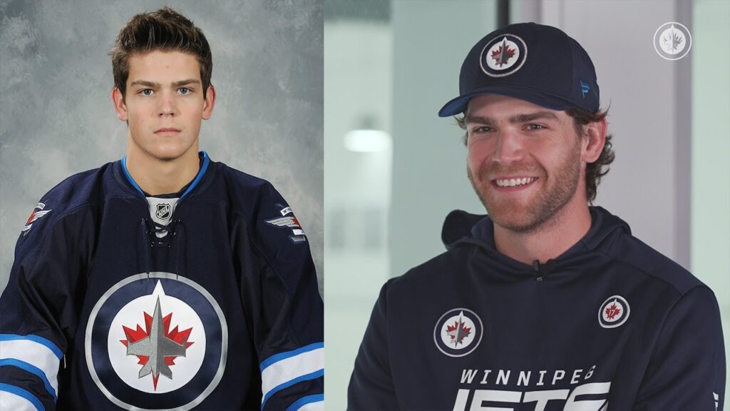 adam lowry reacts to being named captain of the winnipeg jets