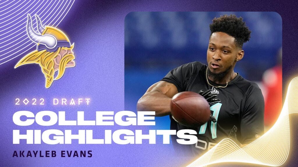 akayleb evans college highlights minnesota vikings