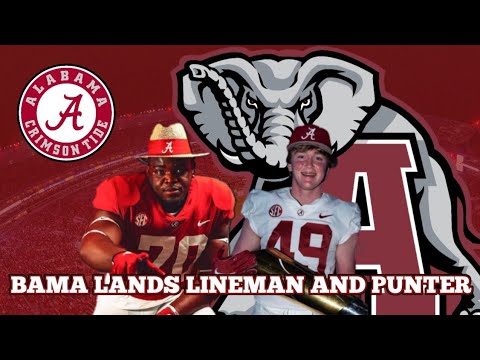 alabama football bama lands p anderson green and ol william sanders for the 2024 class