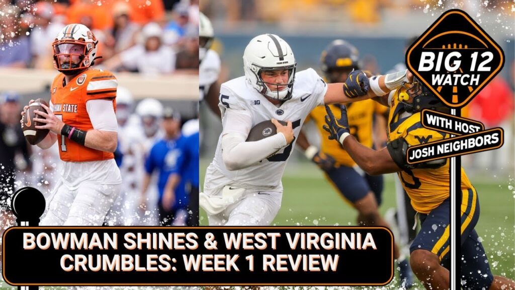 alan bowman shines for oklahoma state west virginia gets thumped the big 12 watch