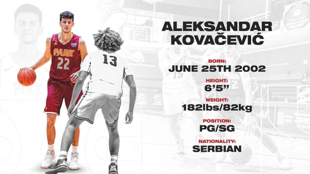 aleksandar kovacevic highlights 2022 23 park university