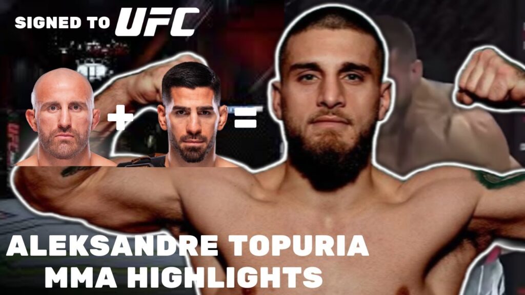 aleksandre topuria mma highlights ilia topuria brother signed to the ufc