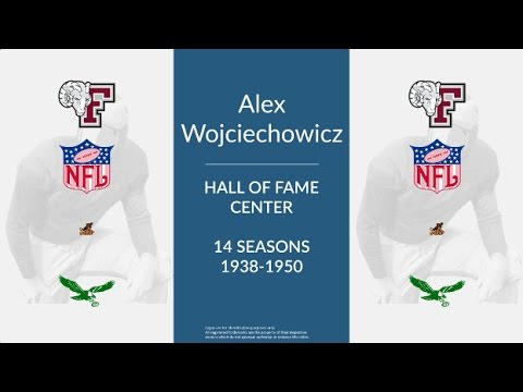 alex wojciechowicz hall of fame football center and linebacker