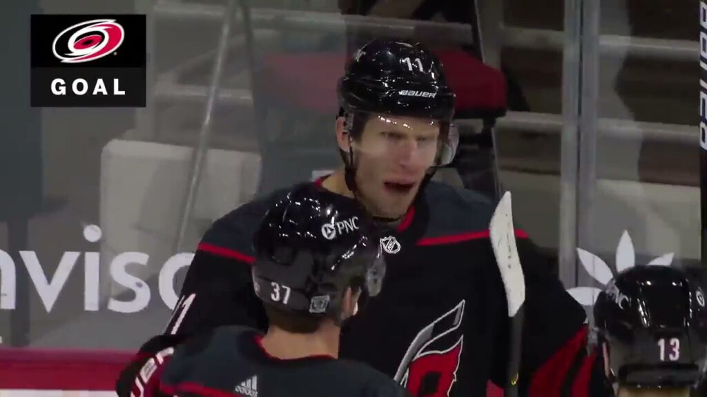 all 16 of captain jordan staal s goals from the 2021 nhl season