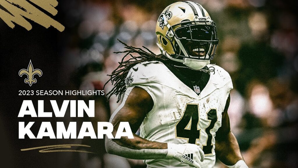 alvin kamara 2023 nfl season highlights new orleans saints