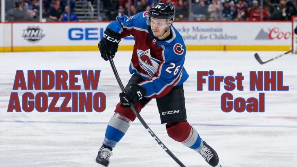 andrew agozzino 26 colorado avalanche first nhl goal feb 18 2019 1