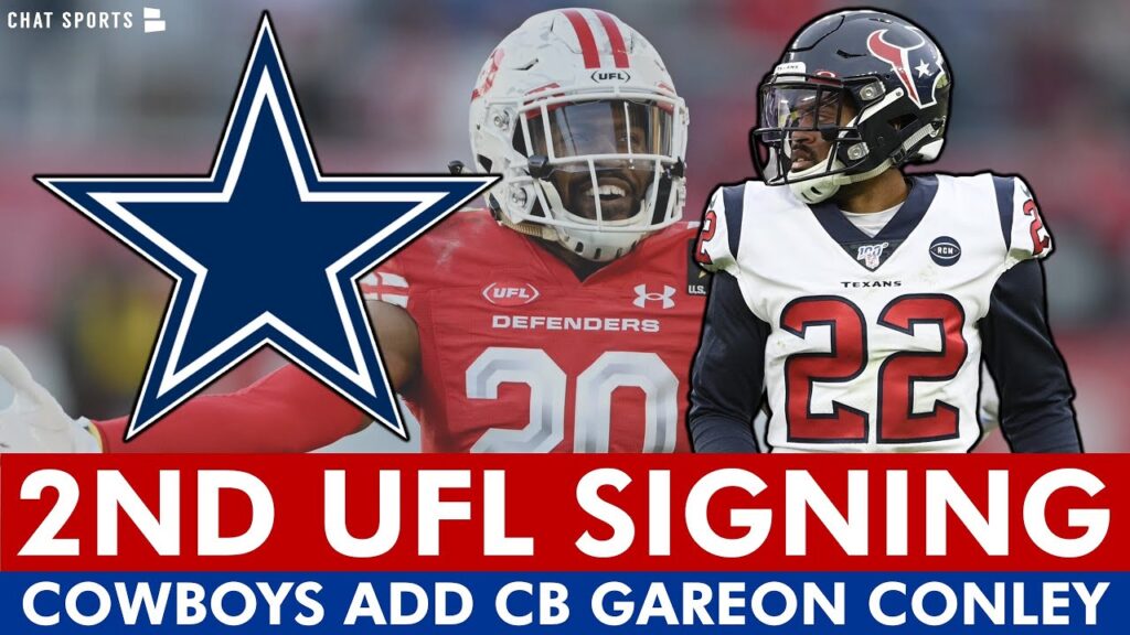 another one cowboys sign former 1st rounder ufl cb gareon conley to roster dallas cowboys news 1