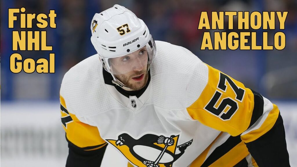 anthony angello 57 pittsburgh penguins first nhl goal feb 18 2020