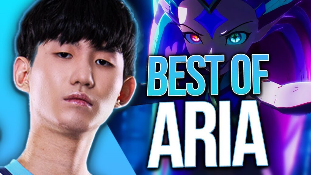 aria midlane carry montage league of legends